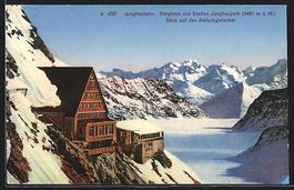 Jungfraubahn, Berghaus u. Station Jungfr