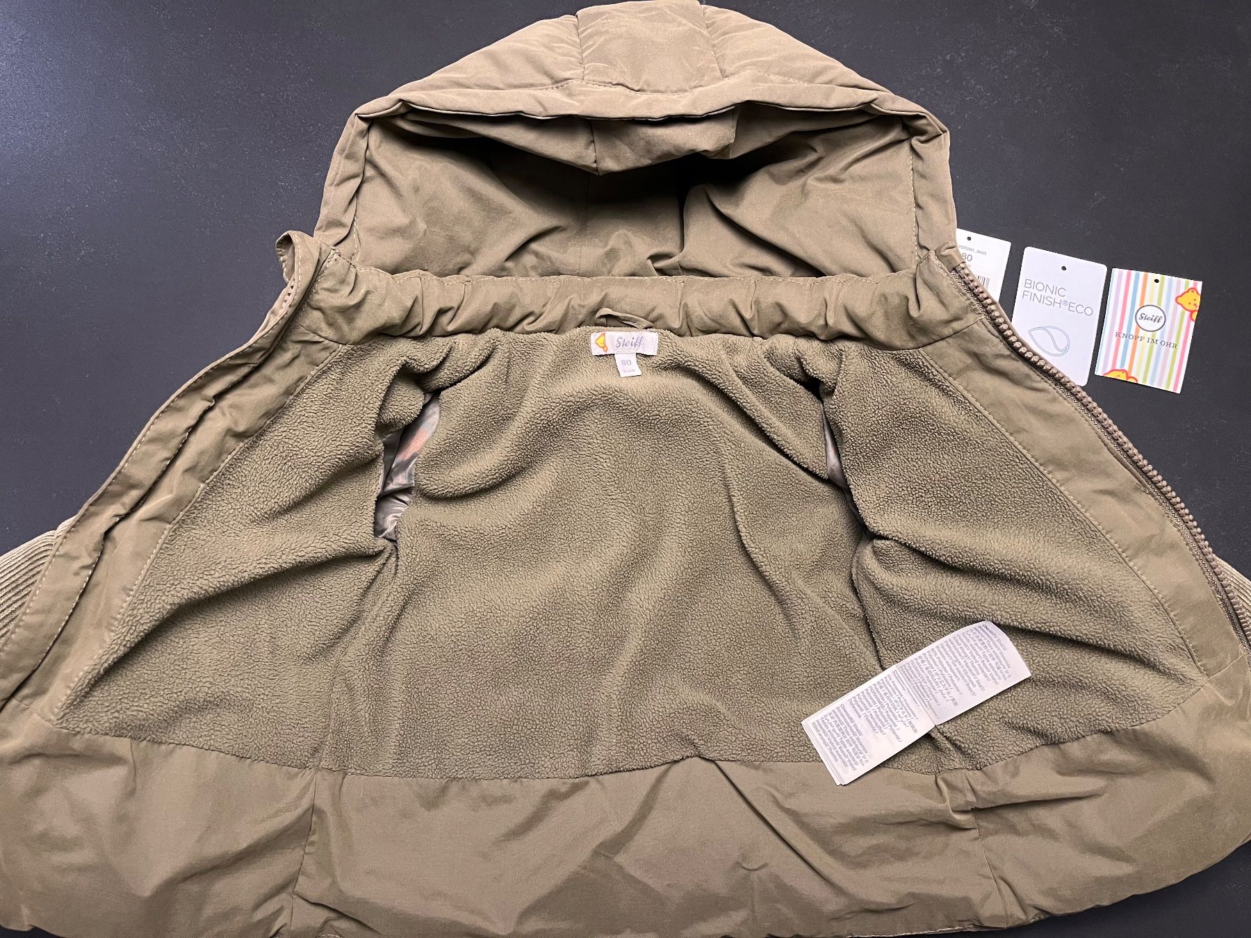 Steiff Giacche & Cappotti: Steiff Jacke Gr. 80 wie neu Winterjacke – Nuovo (secondo la descrizione) da Wohlen AG venduto da kissne4 6