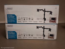 Monitorhalterung Dual-Monitor, Bildschirmhalterung - Digitus