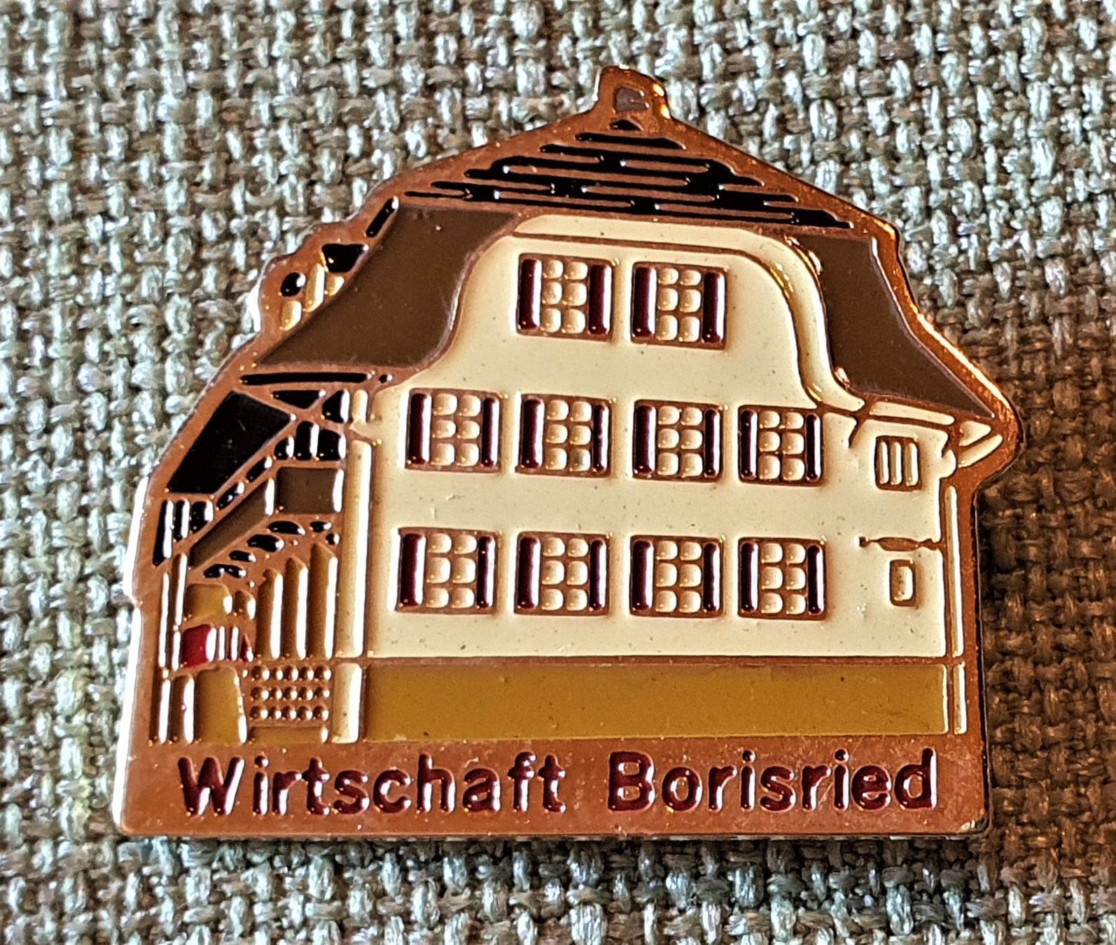 Placchette & Badge: M306 - Pin Wirtschaft Borisried – Usato da Reinach BL venduto da Boston-Verkauf