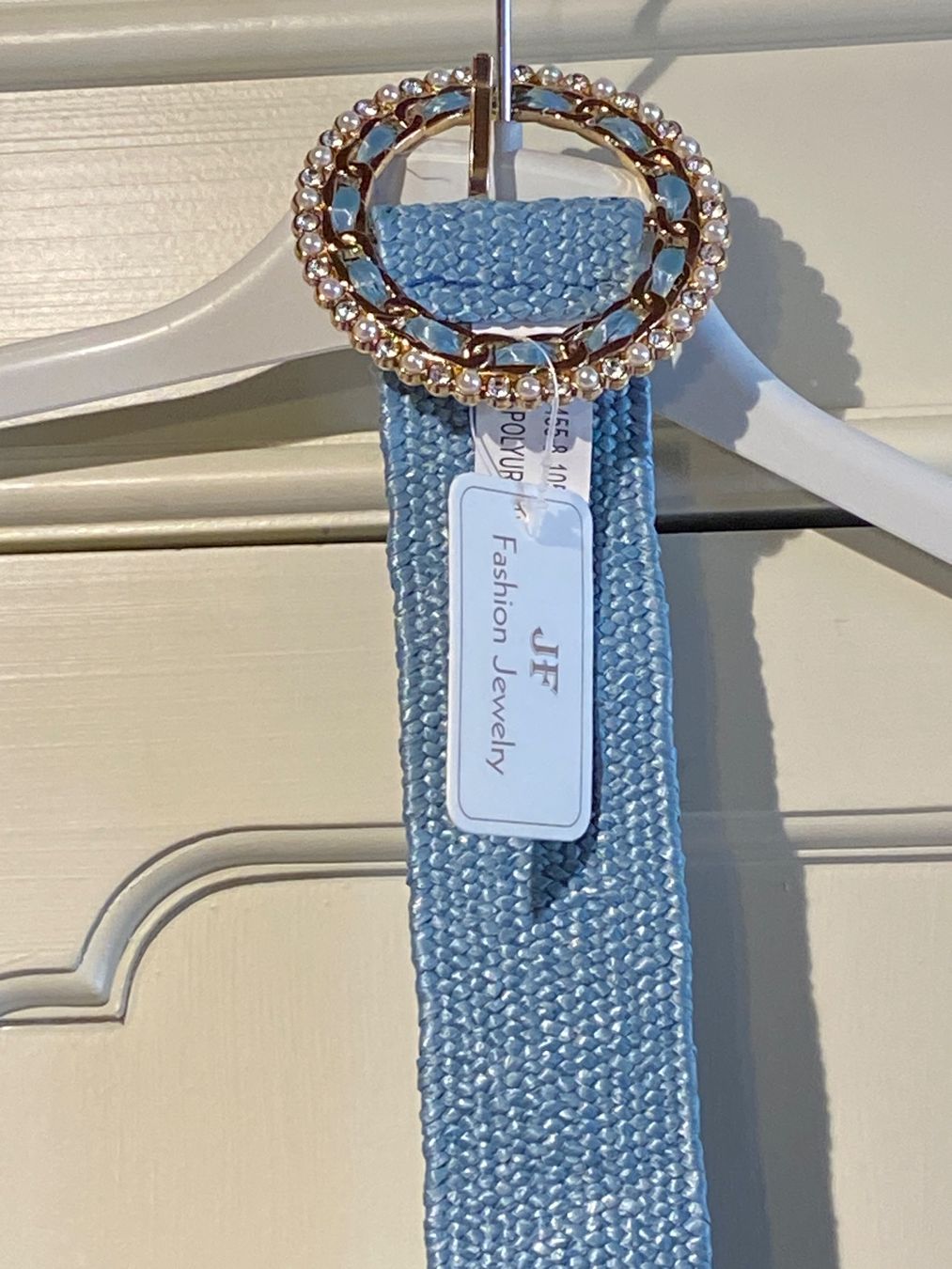 Cinture: GÜRTEL-STRETCH,HELLBLAU – Nuovo e nell'imballaggio originale da Meienried venduto da ManuelaBoutique 4