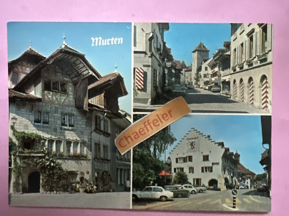 Cartoline postali: 1983 Murten – Usato da Zürich venduto da Chaeffeler
