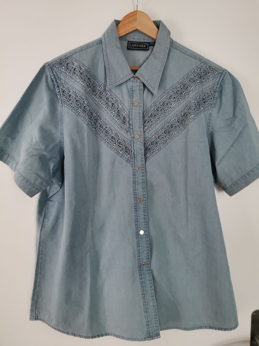 Camicette: Damen Bluse Gr. XXL – Nuovo (secondo la descrizione) da Schlieren venduto da vlalif 4