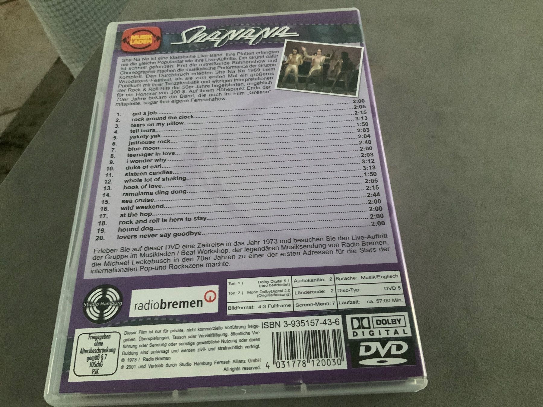 Tutti i DVDs: Musik Laden Sha Na Na, DVD – Usato da Uster venduto da Macita56 1