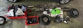 Kawasaki Ninja 125ccm Einzelteile