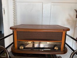 Retro Design Plattenspieler, Radio, CD-player 'sound master'