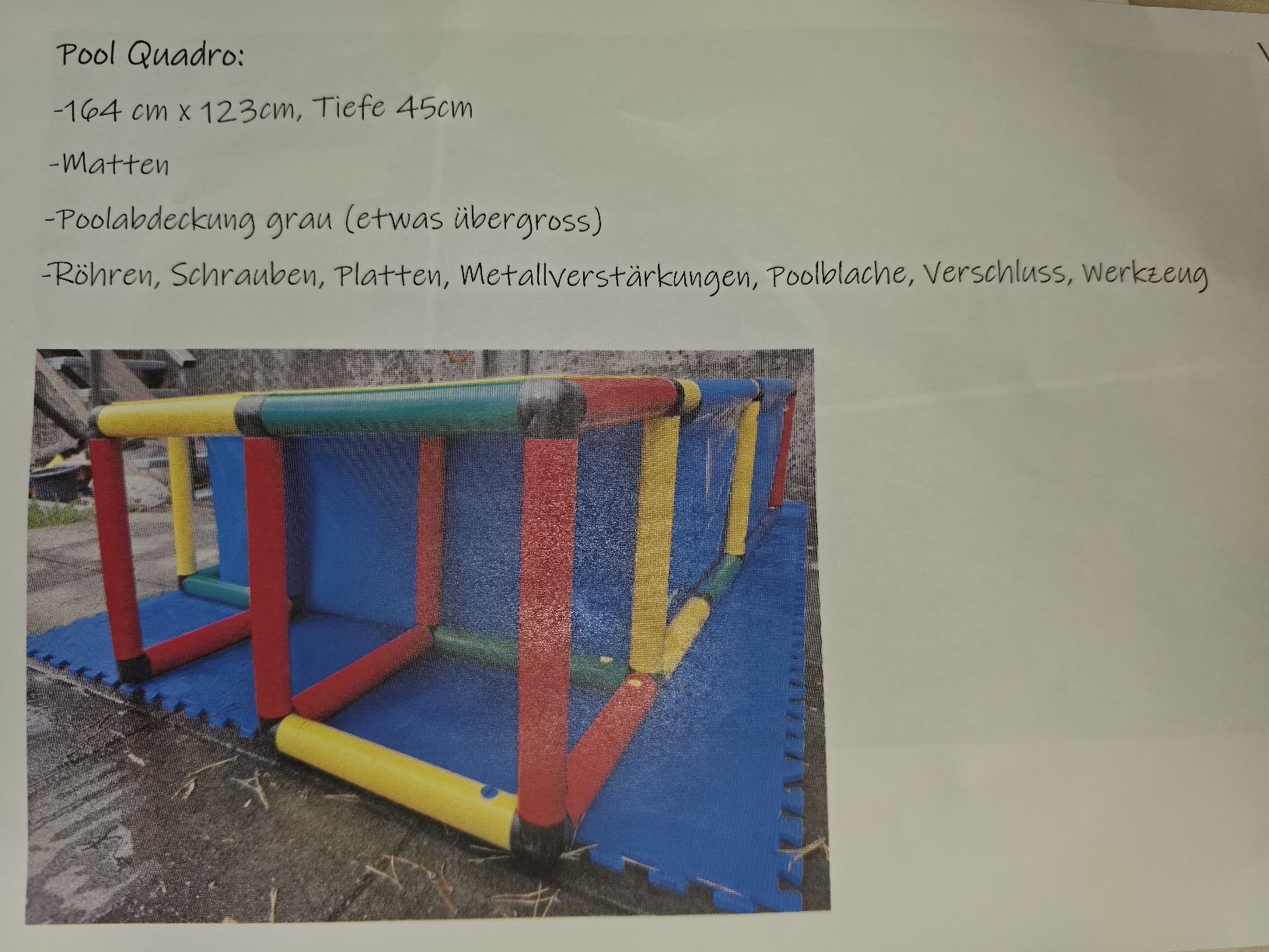Piscine: Quadro Pool L – Usato da Immensee venduto da camerra4 2