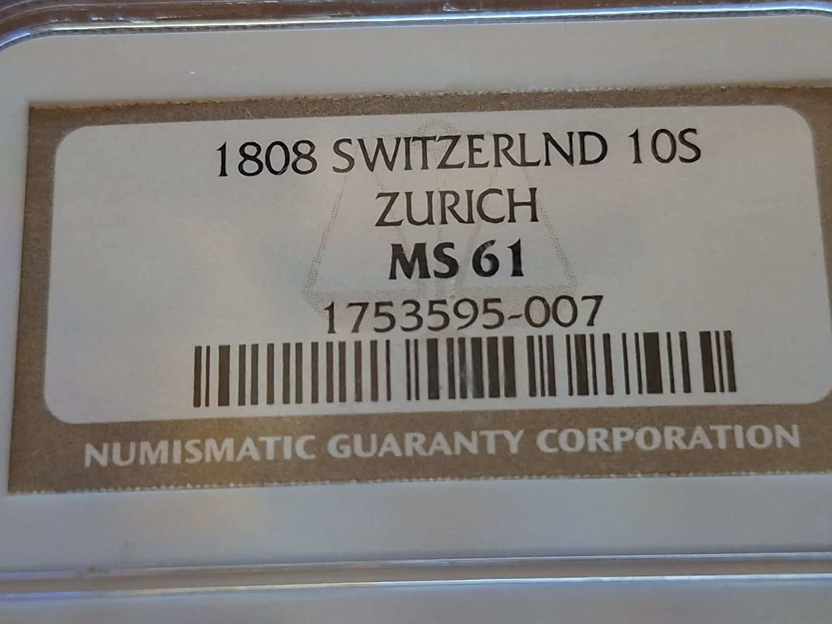 Alle Münzen: Zürich 10 Schilling 1808 +++ TOP +++ – Neu (gemäss Beschreibung) aus Pfungen von Aguti77 2