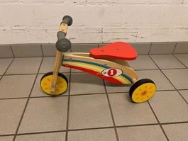 Kinder Holz Laufdreirad / Rutschfahrzeug