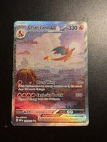 Pokemon Card Charizard ex 199/165 heavily played condition
