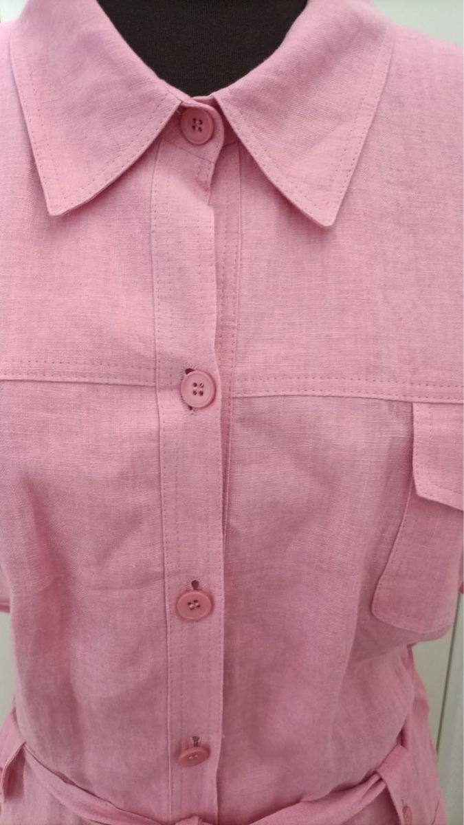 Basler Vestiti: Basler leinen  hemdkleid - neu – Nuovo (secondo la descrizione) da losone venduto da china06 1