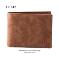 kleines Portemonnaie, elegant, Vintage, PU Leder, Typ 1