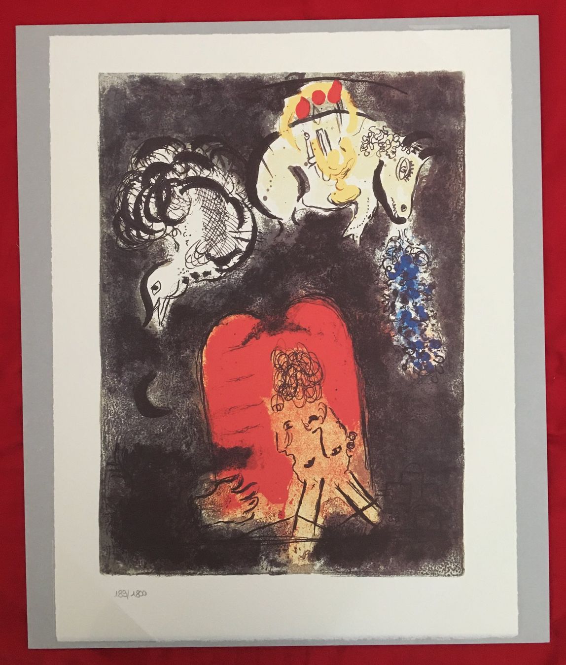 Grafiken & Lithographien: Marc Chagall Exodus – Zyklus      "Frontispiz" – Gebraucht aus Nennigkofen von Sommersonnen