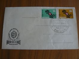 FDC von Uruguay vom 09.12.1963
