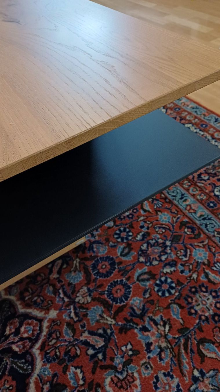 Tables: Voglauer Couchtisch Glas Holz ab Fr.1- – D'occasion à Rorschach par Hansi1901 4