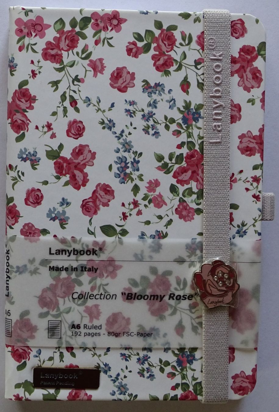 Bücher: Lanybook "Bloomy Rose", liniert, A6 – Neu und originalverpackt aus Ebnat-Kappel von kreuzfalz