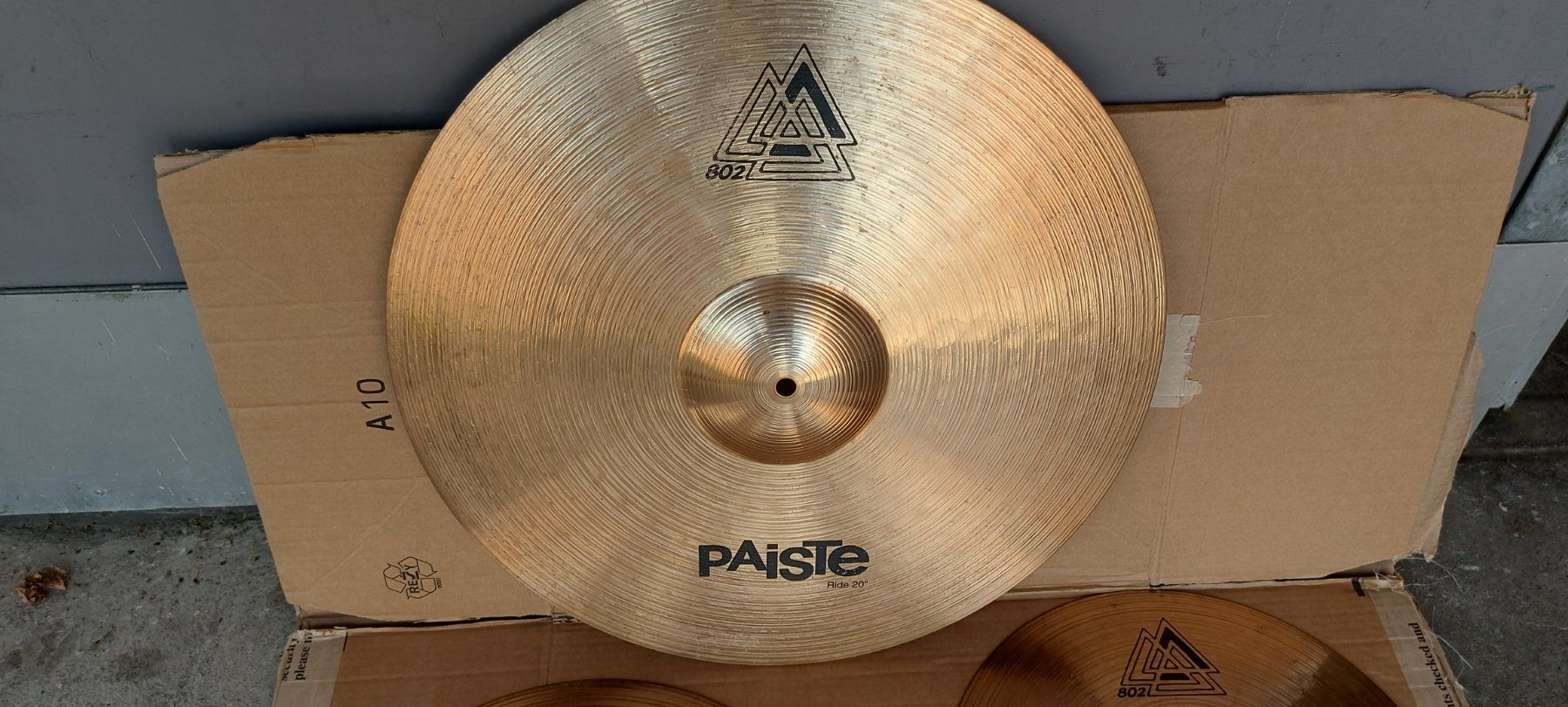 Paiste Musikinstrumente: 20",16",14" Paiste 802 becken set – Gebraucht aus Glattbrugg von Swissmusik 1