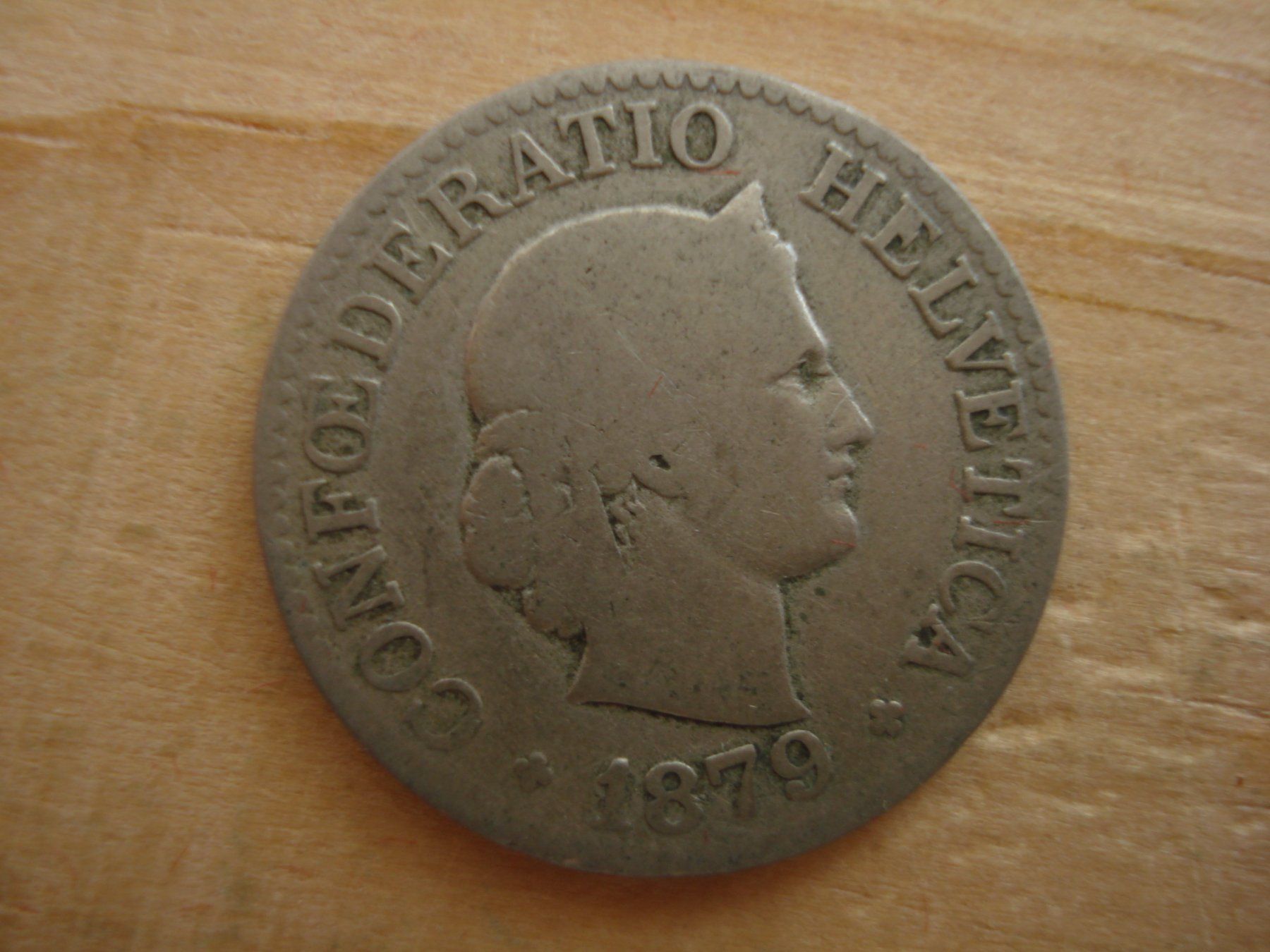 Tutti le monete: (S1) 10 Rappen 1879 – Usato da Erlach venduto da Net-Coins