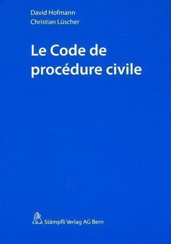 Libri: Le Code de procédure civile – Nuovo (secondo la descrizione) da Neuchâtel venduto da Dualseele