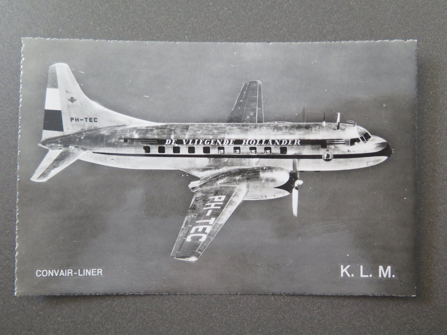 Cartoline postali: K.L.M. - CONVAIR-LINER – Usato da Wittenbach venduto da lipasal