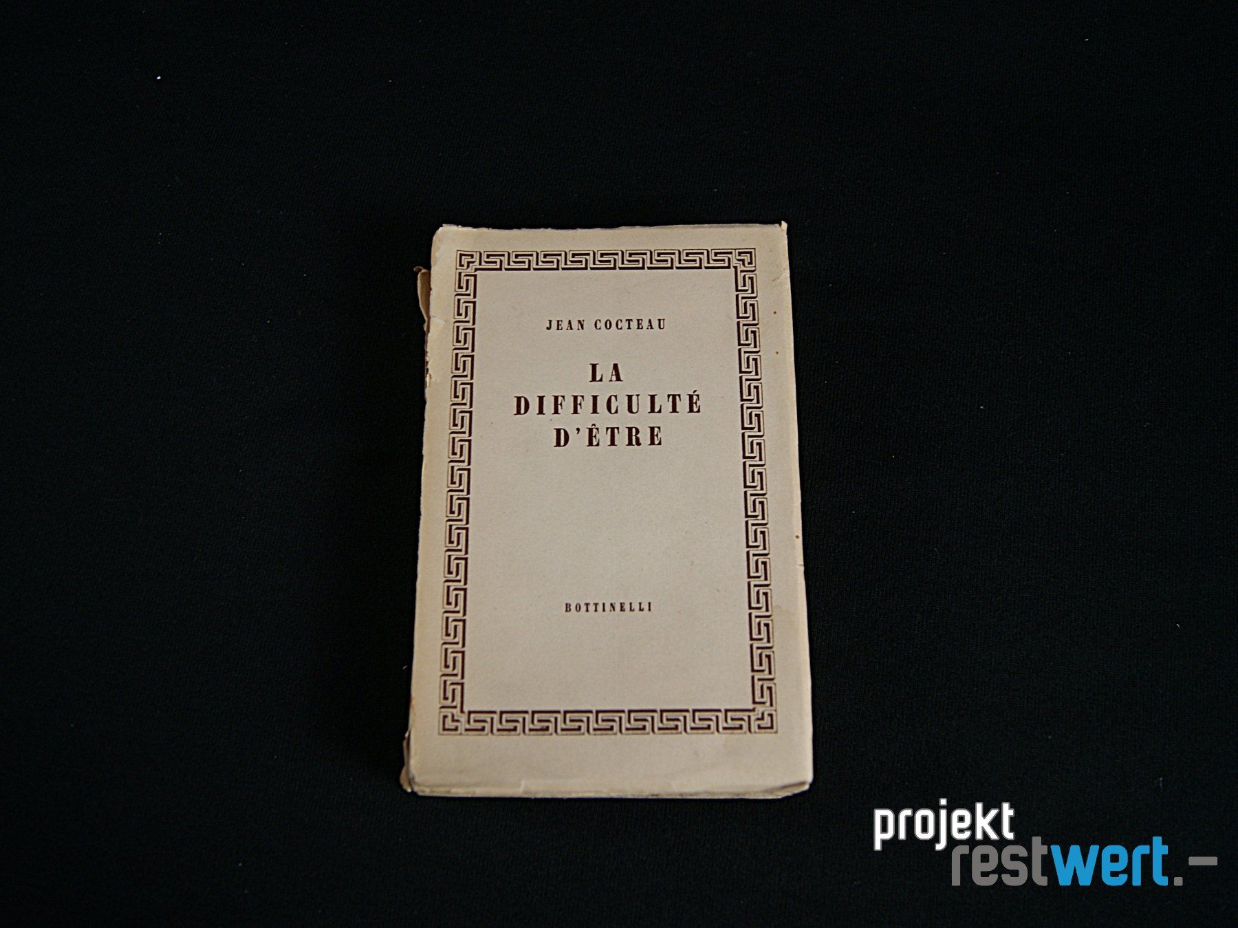 Libri: La difficulté d'être, Buch von JEAN COCTEAU – Usato da Bülach venduto da restwert_buelach