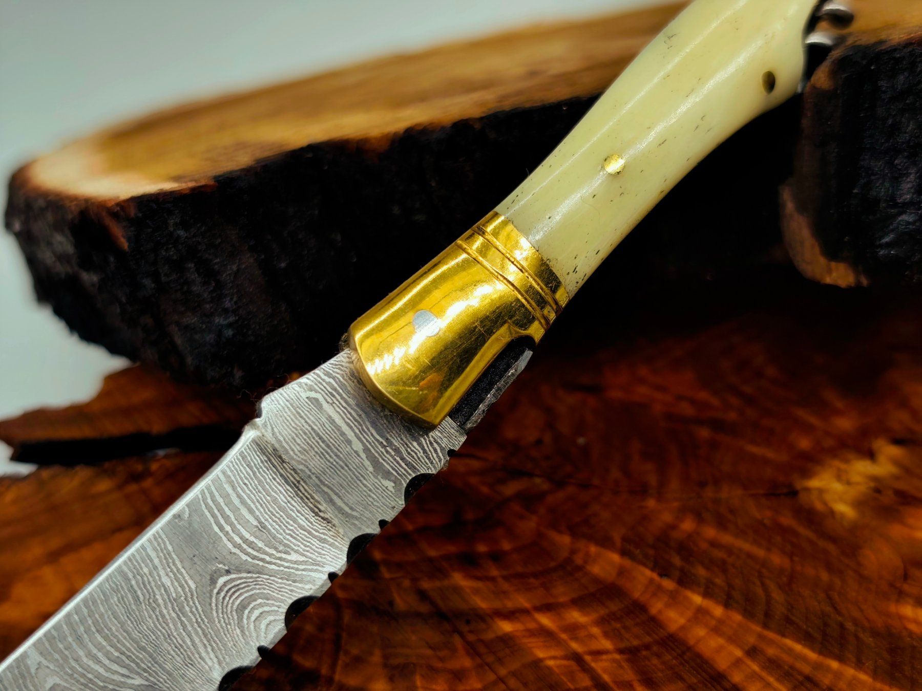 Accessori: Laguiole Damast Messer Klappmesser echtes Damastmesser – Nuovo e nell'imballaggio originale da Arlesheim venduto da Premius_1 4