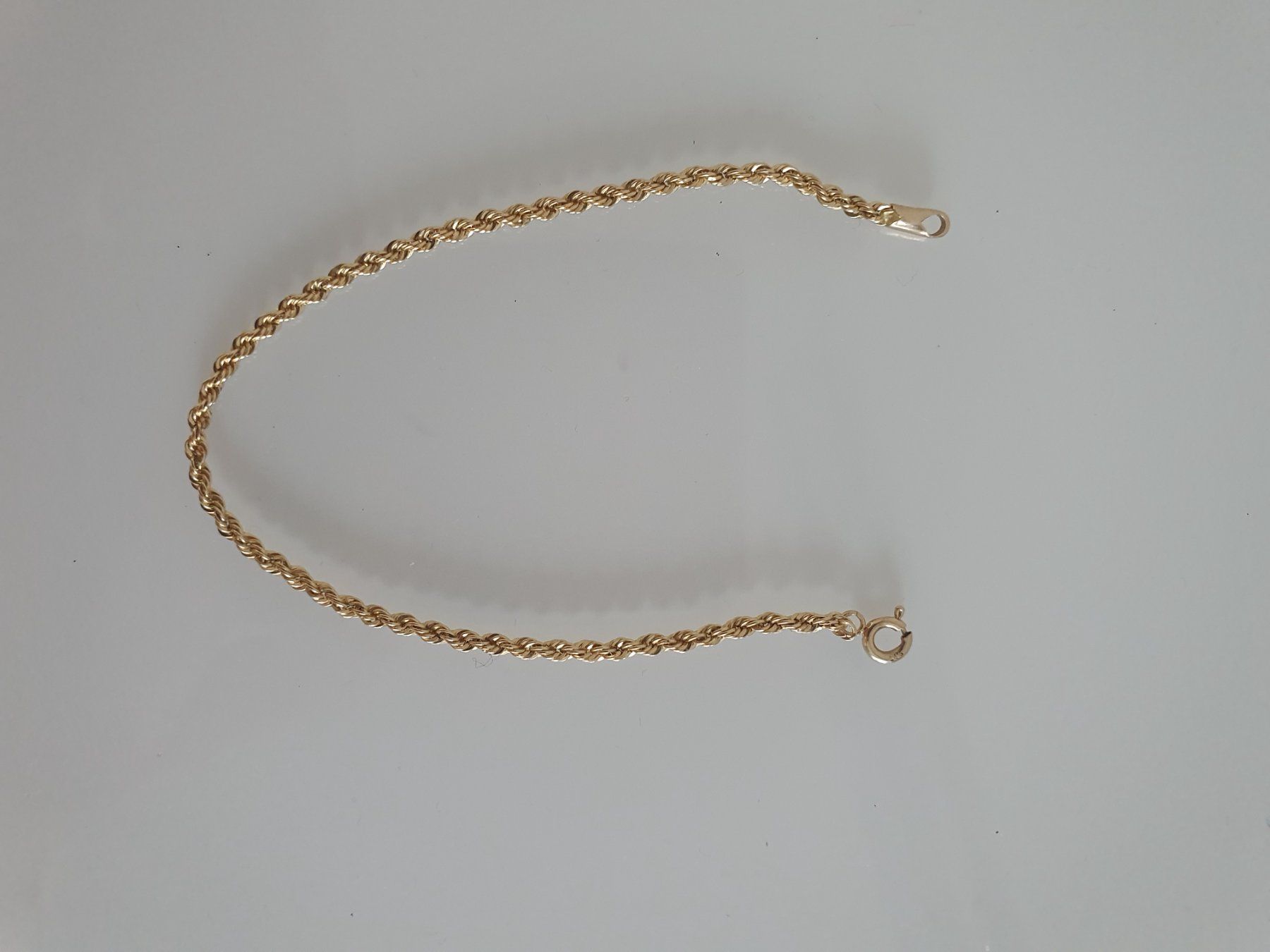 Bracciali & Braccialetti: Bracelet maille corde or 585 17 cm – Usato da Lausanne venduto da Af2016
