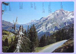 Le col de la Croix reliant Villars s/Ollon aux Diablerets