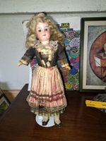 antike Puppe, gemarkt mit 390, Made in Germany
