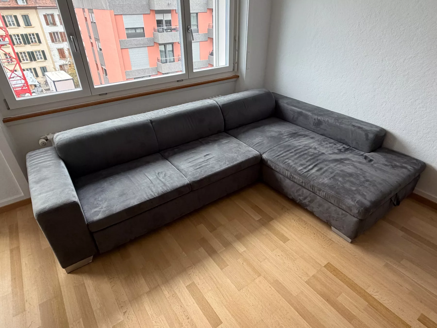 Pfister Divani: Möbelpfister Ecksofa mit Schlafoption – Usato da Bern venduto da pat_nnj2
