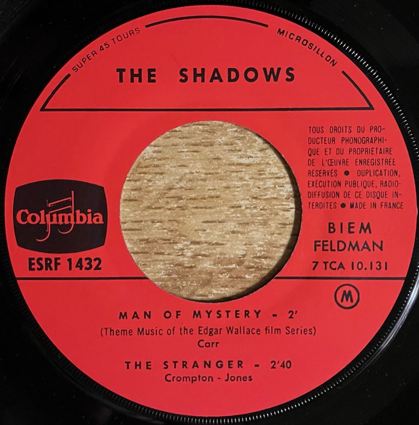 Schallplatten: THE SHADOWS - F.B.I. – Gebraucht aus Bussigny von vinyl-pas-cher 3