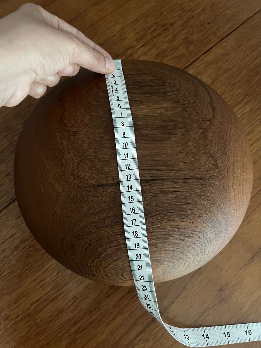 Ciotole: Mid century teak bowl 25 cm – Usato da Zürich venduto da Zurich_TimeCapsule 5