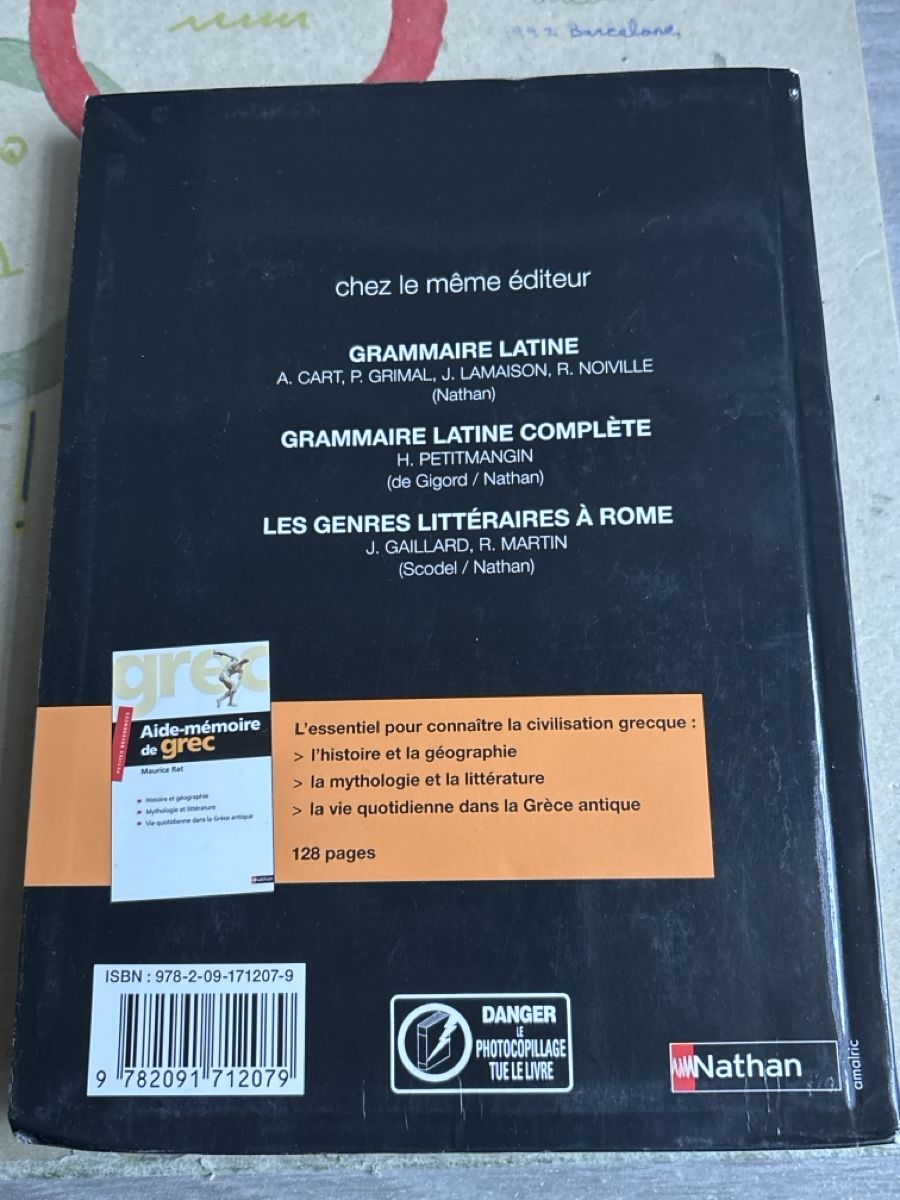 Bücher: Grammaire de grec ancien, E.Ragon – Gebraucht aus Chêne-Bourg von iva_6fxv 1