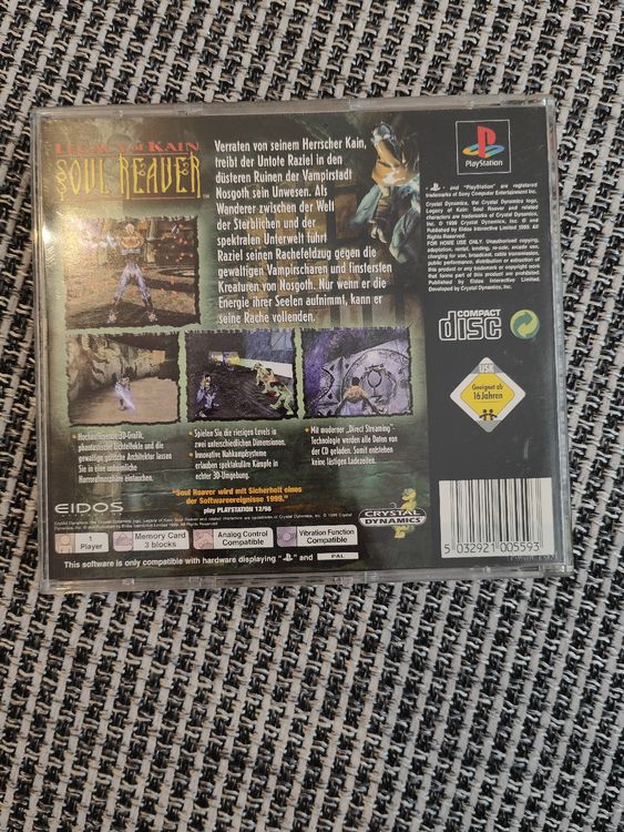 Soul Reaver PS1 inkl. Booklet (Gebraucht) in Liestal für CHF 20 – mit ...
