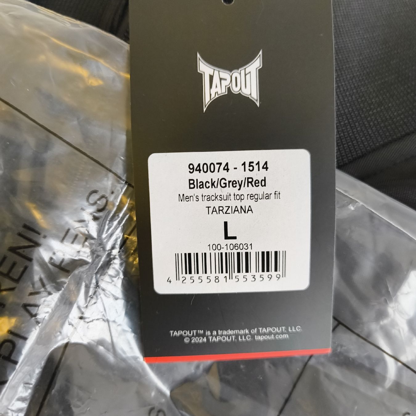 Giacche: Tapout Trainingsjacke Grösse L schwarz/rot – Nuovo e nell'imballaggio originale da Uitikon Waldegg venduto da PJLS1 3