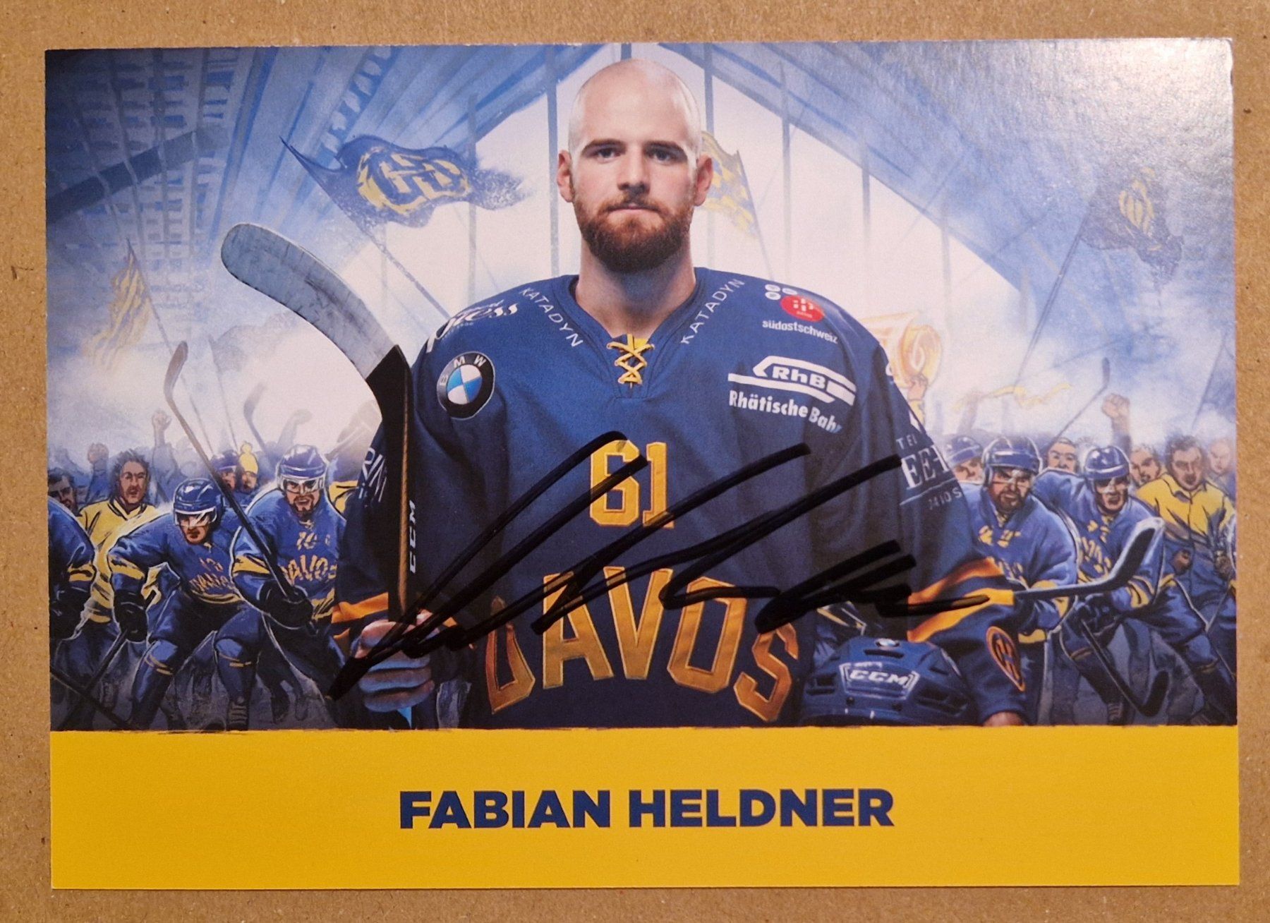 Autogramme: Fabian Heldner - Hc Davos - original signiert – Gebraucht aus Menziken von Autogramme