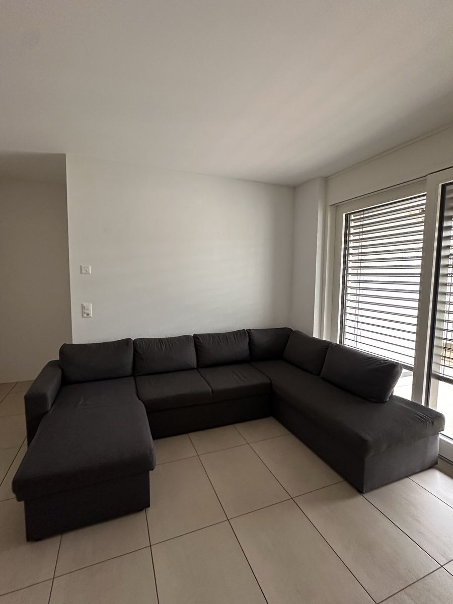 Jysk Divani: Canapé d'angle design gris, confortable et spacieux – Usato da Romont FR venduto da baby_ray17 1