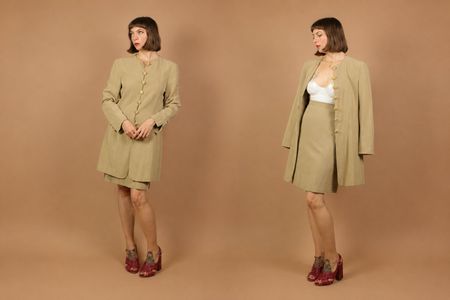 Vintage 1980er AKRIS Anzug - Gr. M