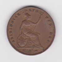 England 1 Penny 1854 Victoria Head