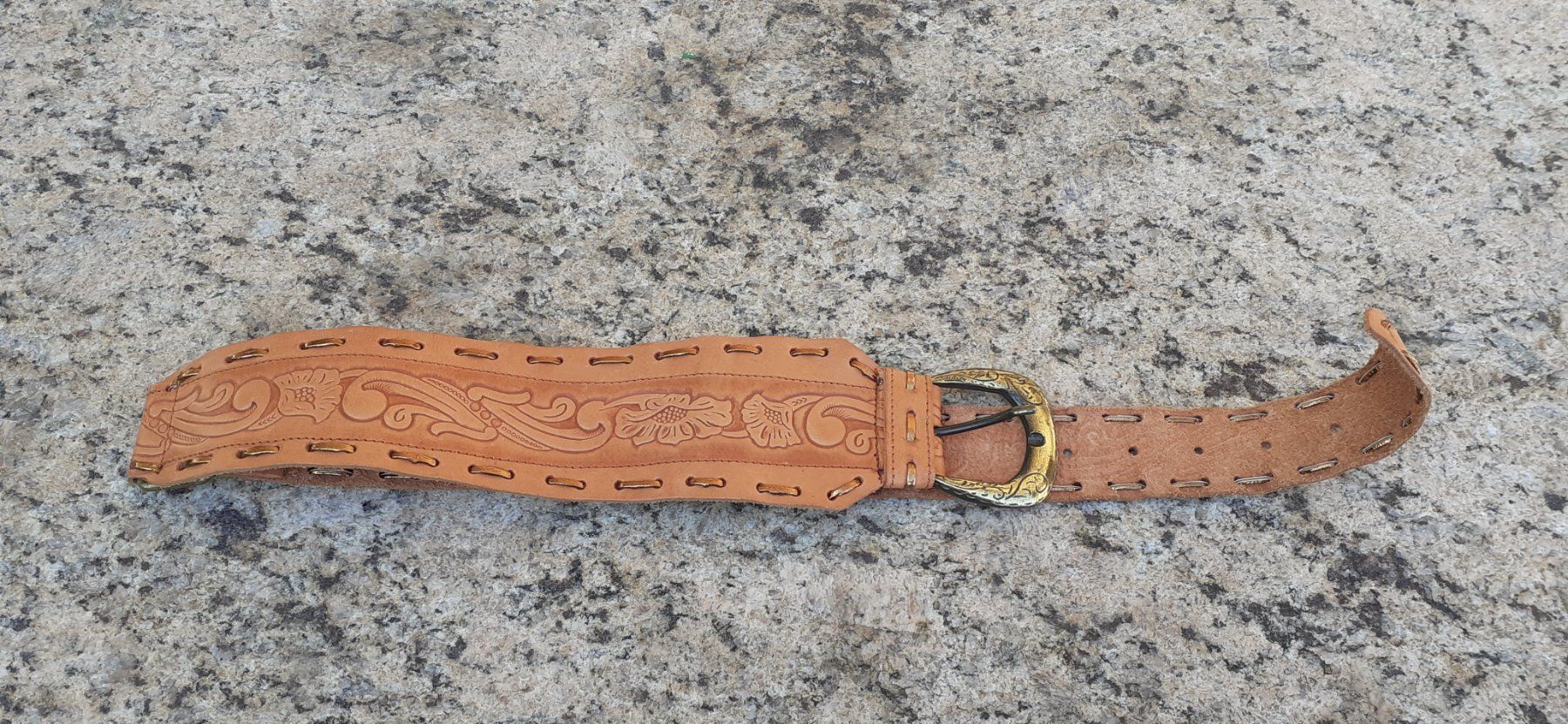 Gürtel: Gürtel Vintage leder Italien – Gebraucht aus Mörschwil von wunderkiste44 5