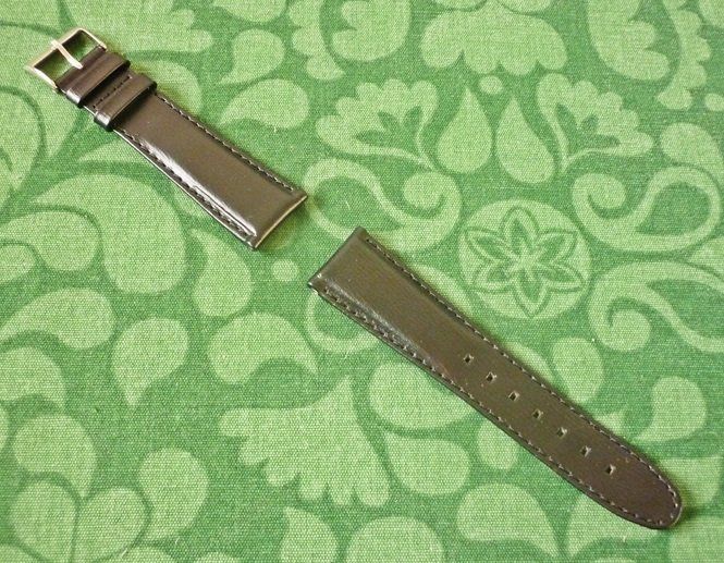 Montblanc Orologi: MONTBLANC Armband Leder 22mm schwarz – Usato da Adliswil venduto da di_hans