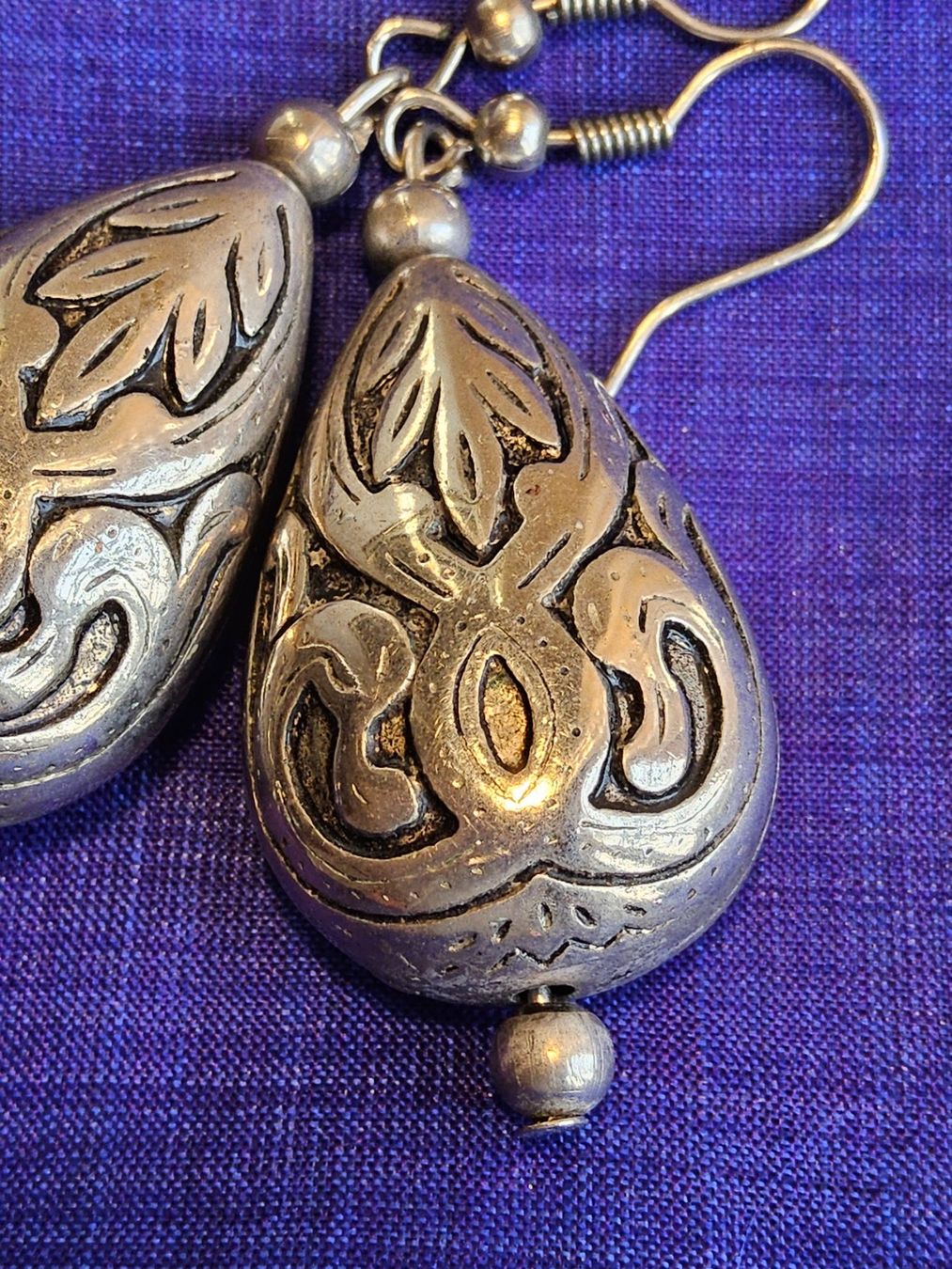 Orecchini pendenti & Orecchini a lobo: Vintage hübsche silbrige Ohrhänger – Usato da Zürich venduto da helsan 4