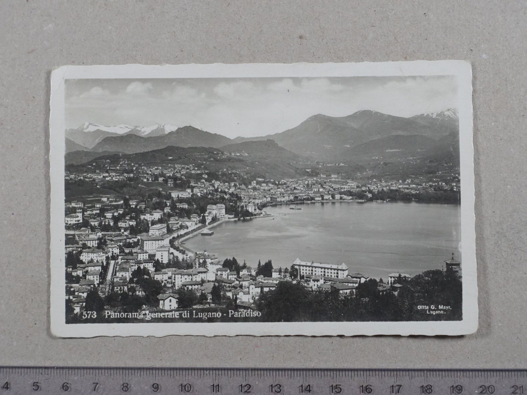 Cartes postales: Lugano Paradiso, Panorama – D'occasion à Lenzburg par fh1