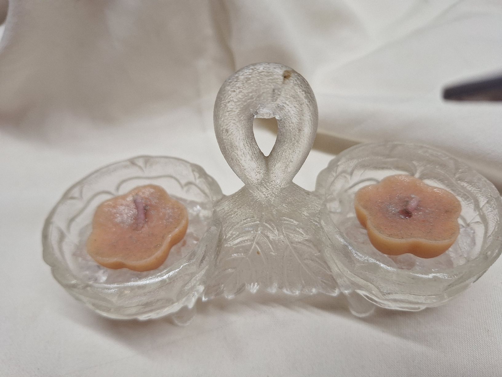 Bicchieri: Antike Saliere, Pressglas – Usato da Rheinfelden venduto da Cleopatra2000 1