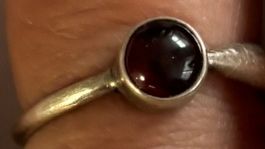 Ring Silber Granat