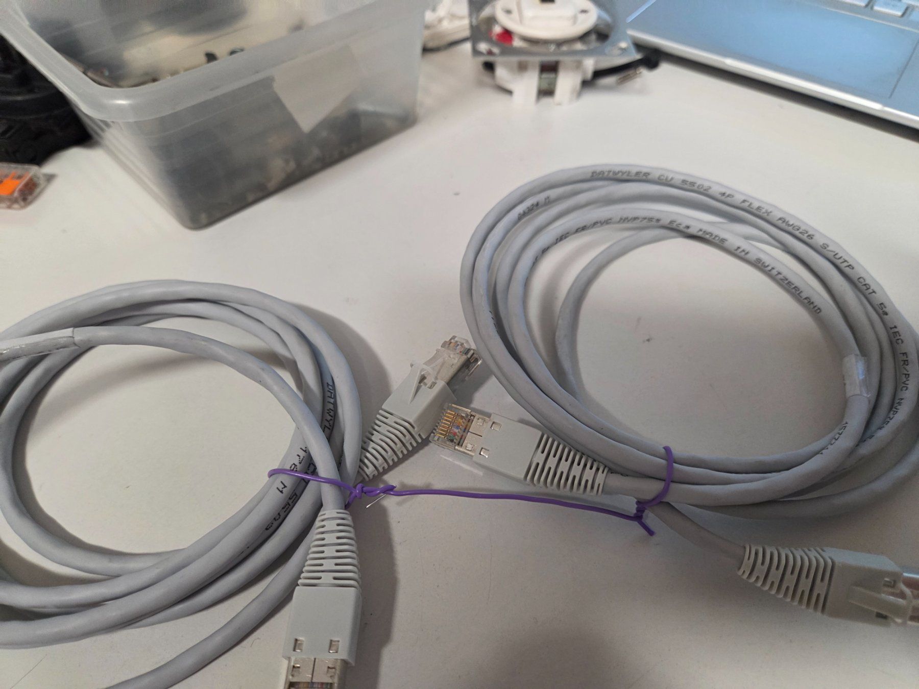 Dätwyler Câbles: Netzwerkkabel Patchkabel Cat5 e kat5 e Rj45 UKV 2m 5502 – D'occasion à Zürich par Alibaba1234 2