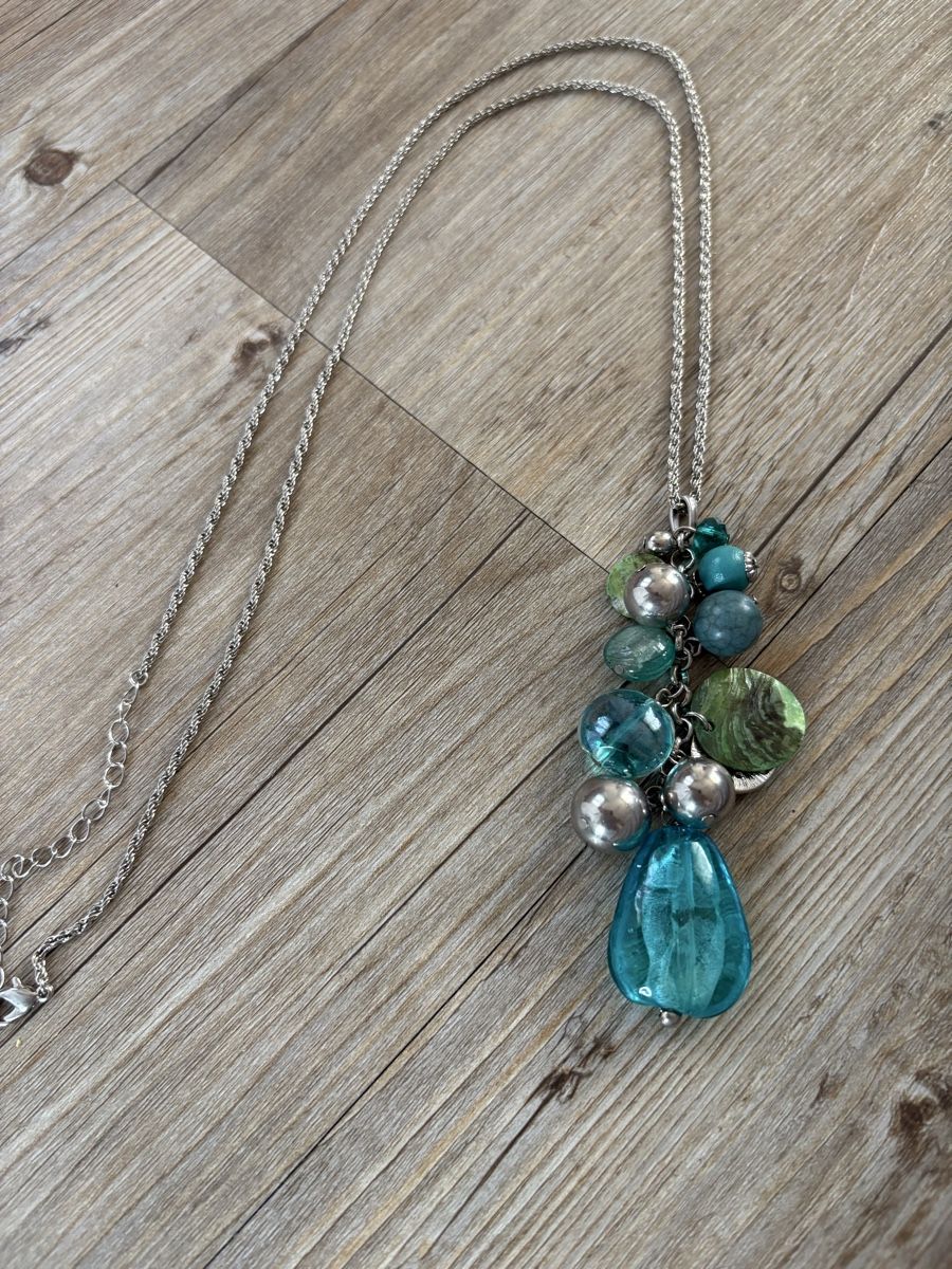 Catenine: Sautoir - collier - Türkis Farbe – Usato da Zweisimmen venduto da Domii 1