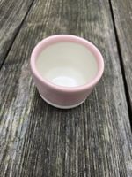 Keramik: Kaffeebecher-Set weiss/rosa 2-tlg.