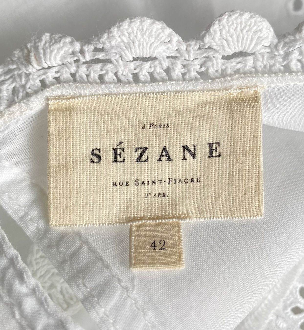 Sezane Camicette: Sézane Bluse aus Baumwolle Grösse 42 – Usato da Oberwil BL venduto da Leni-Mischi 3