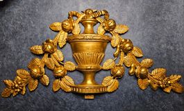 Boiserie, Holzornament, vergoldet